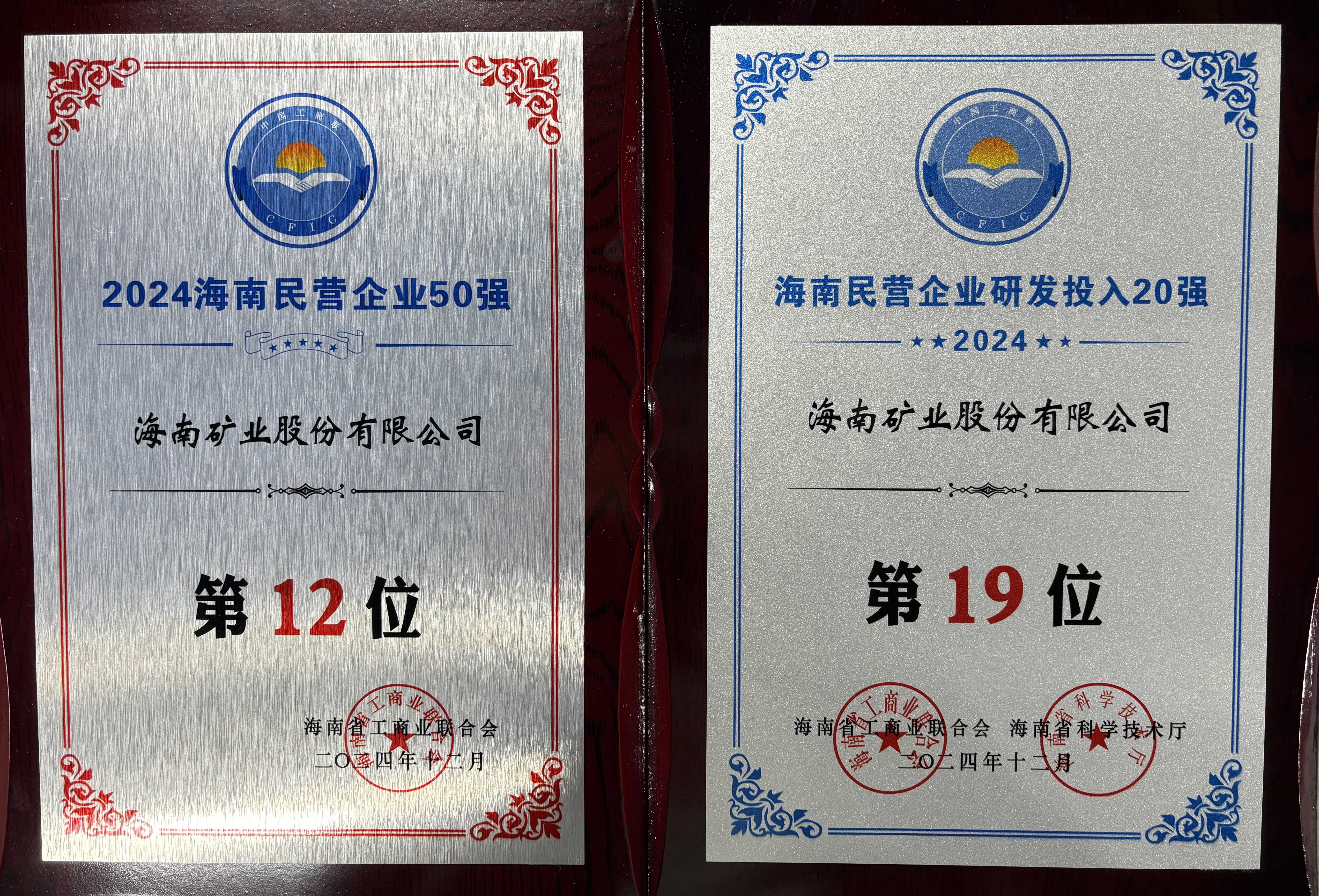 “2024海南民营企业50强”榜单发布 3377体育官网位列第12位